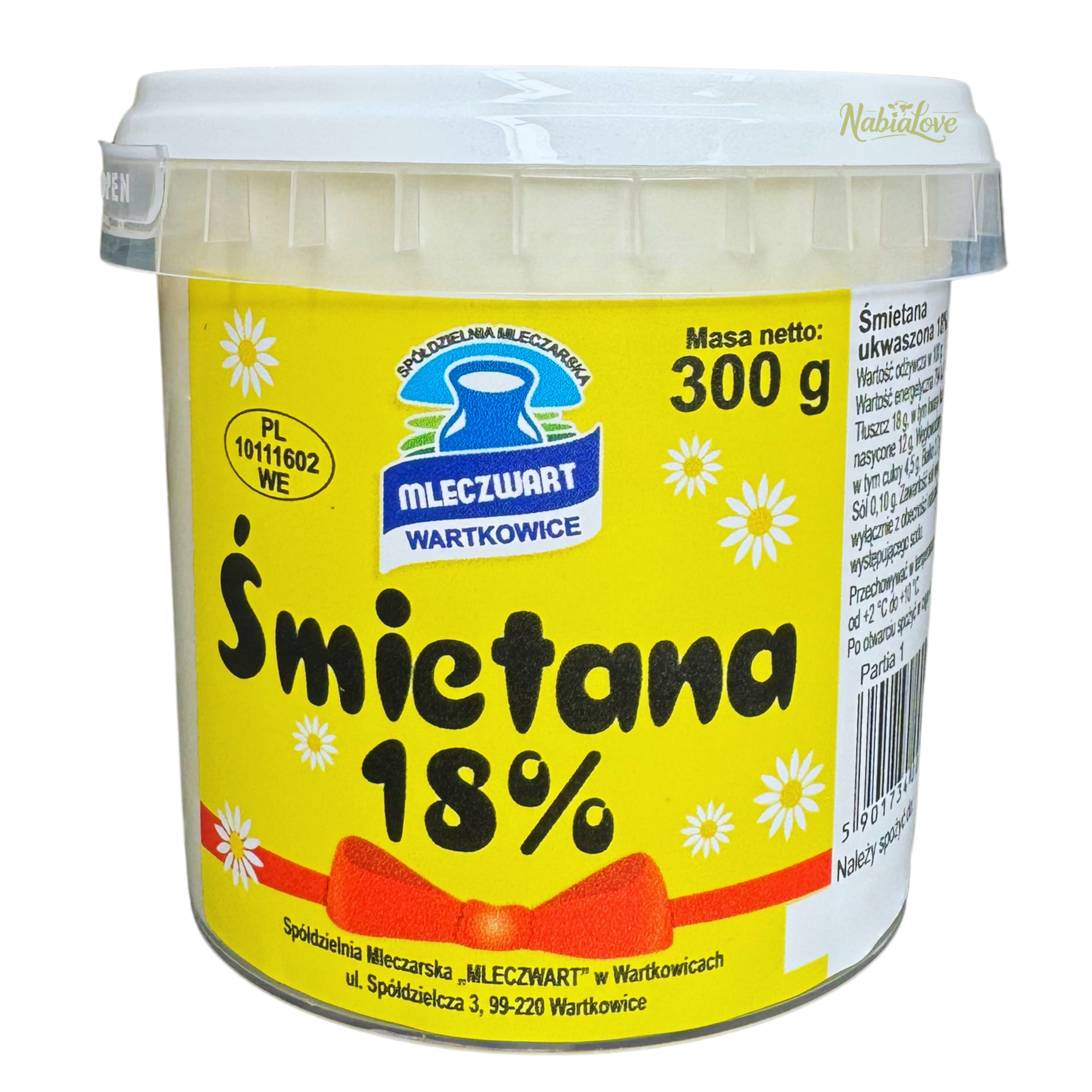 Śmietana 18% z Wartkowic 300g 1 Śmietana 18% z Wartkowic 300g