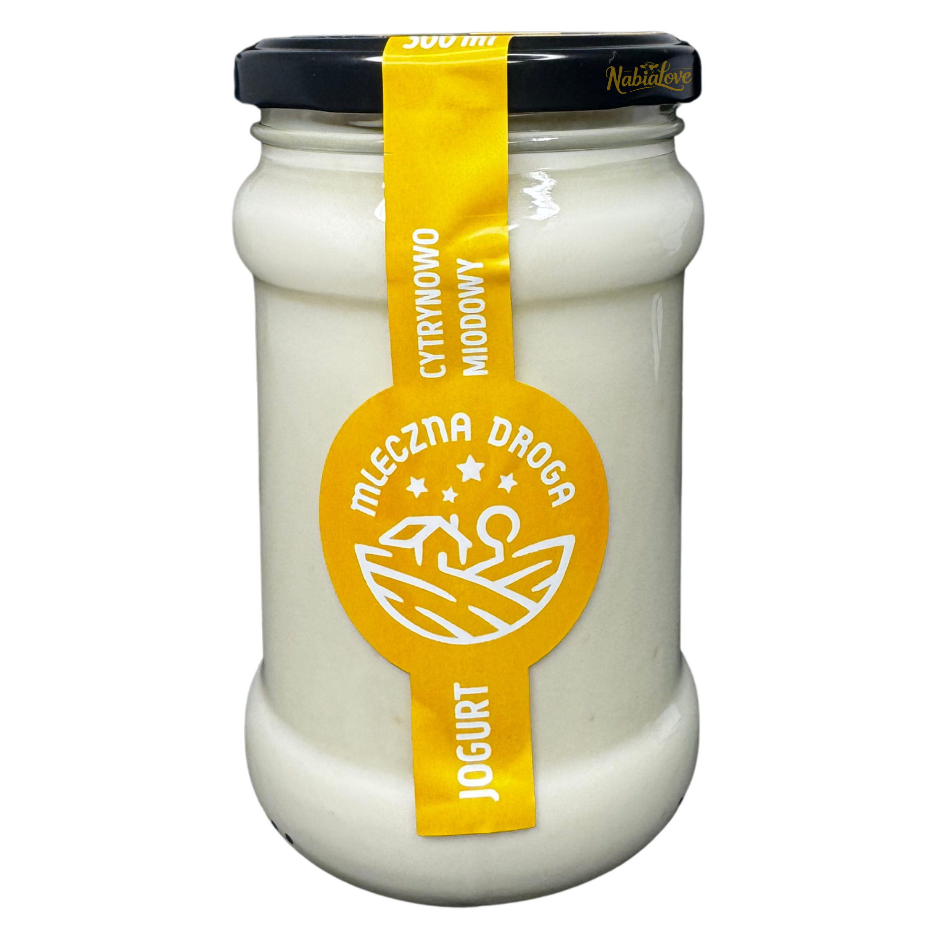 Jogurt cytrynowo - miodowy z mleka od krów rasy jersey Mleczna Droga 300ml 1 Jogurt cytrynowo - miodowy z mleka od krów rasy jersey Mleczna Droga 300ml