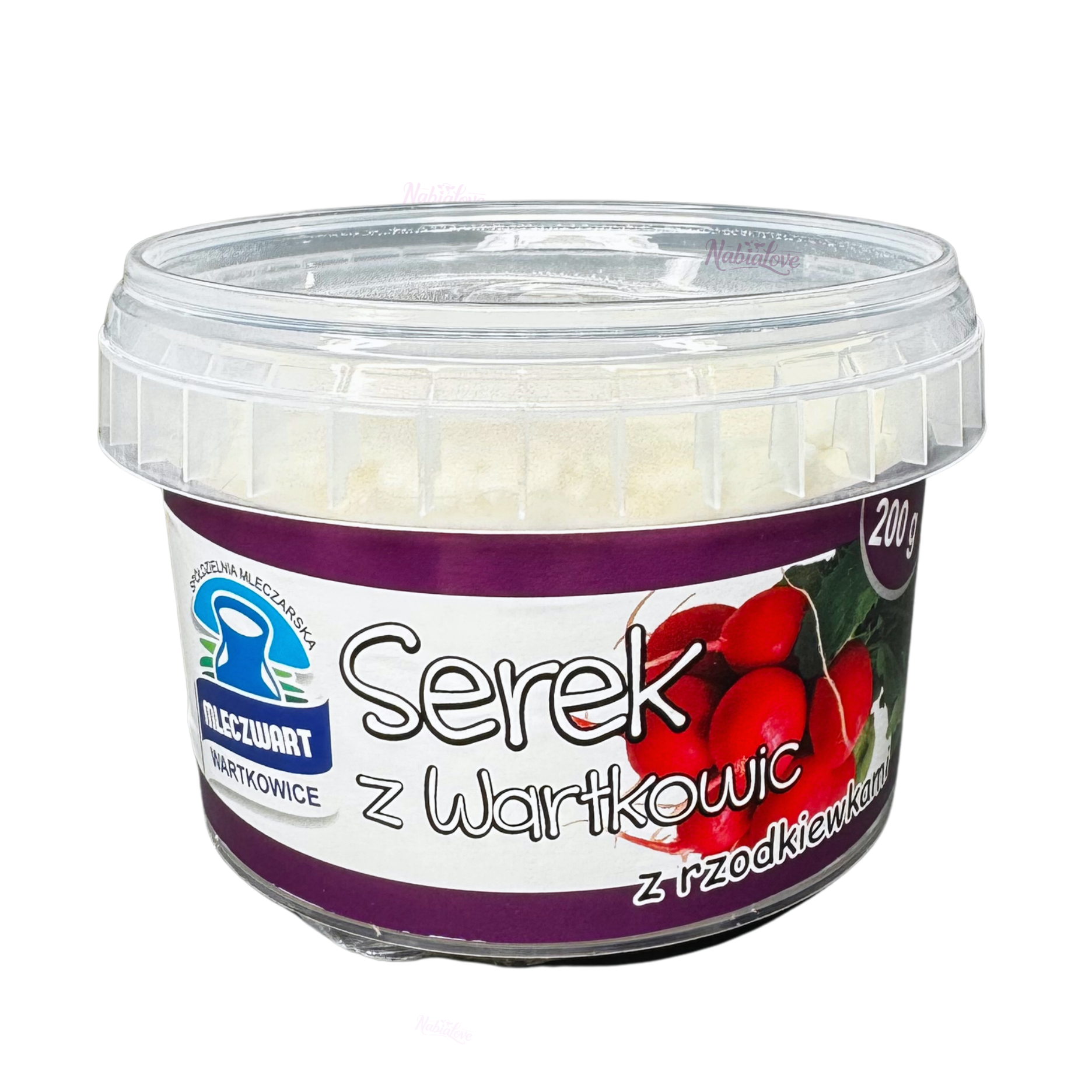 Serek z rzodkiewką z Wartkowic 200g 1 Serek z rzodkiewką z Wartkowic 200g