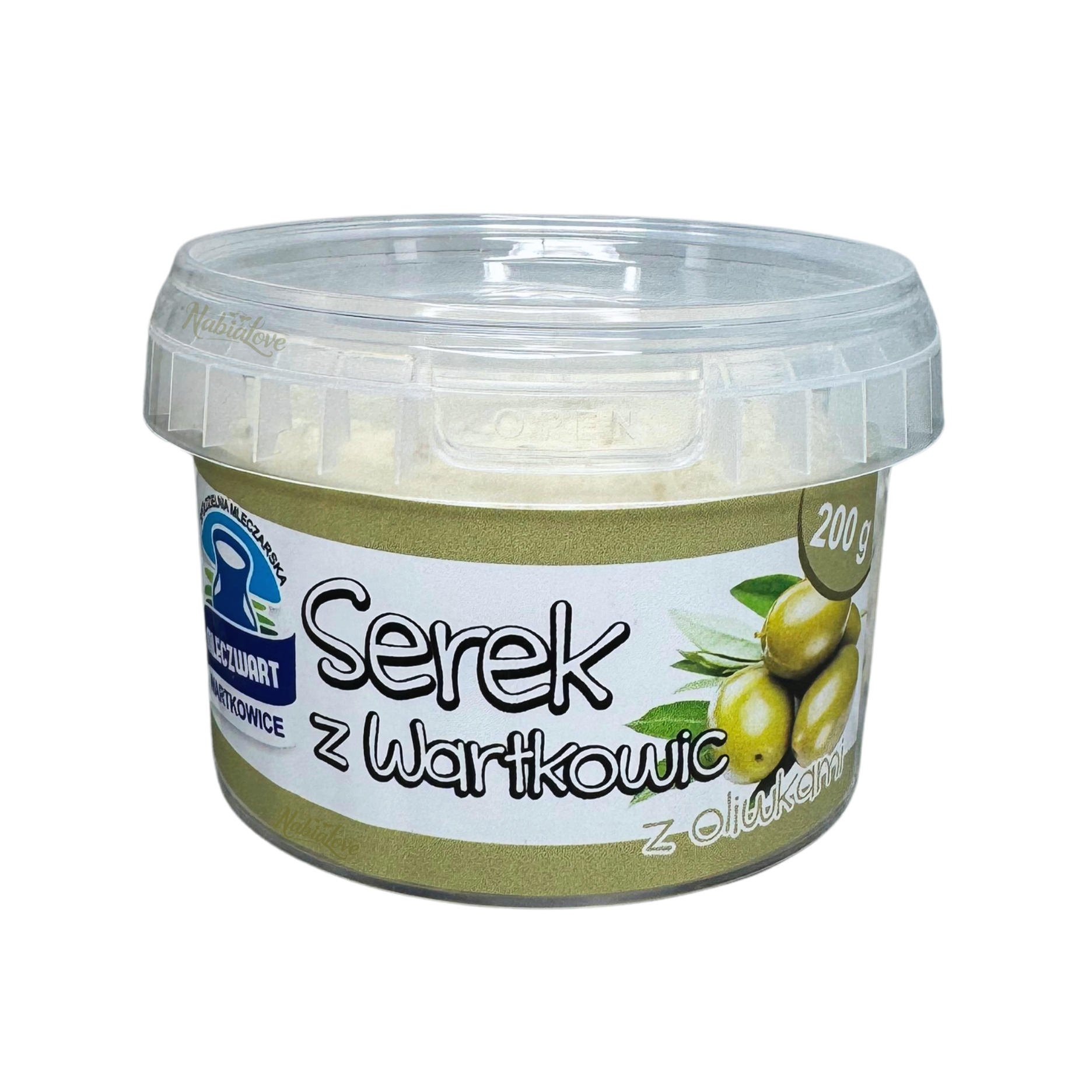 Serek z oliwkami z Wartkowic 200g 1 Serek z oliwkami z Wartkowic 200g