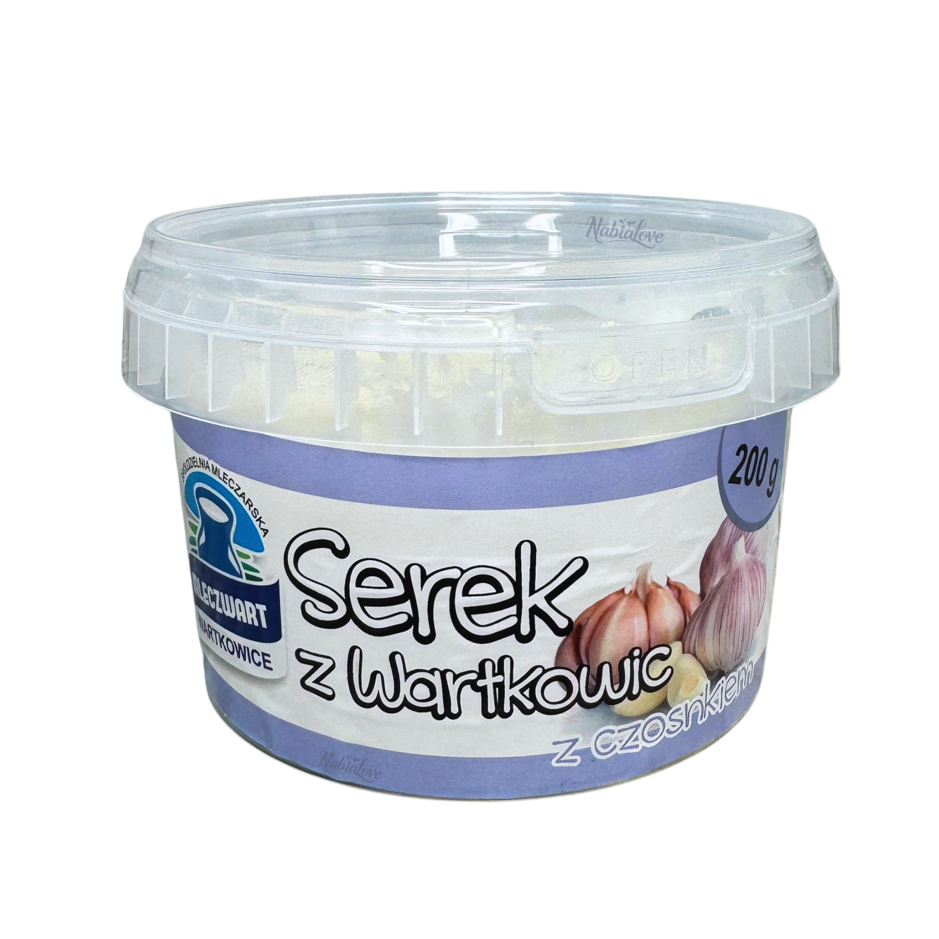 Serek z czosnkiem z Wartkowic 200g 1 Serek z czosnkiem z Wartkowic 200g